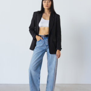 Calça jeans pantacourt