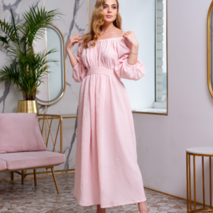 Vestido longo ciganinha